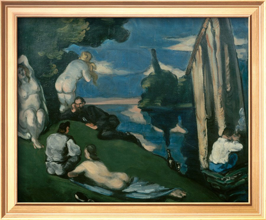 Pastoral By Paul Cezanne